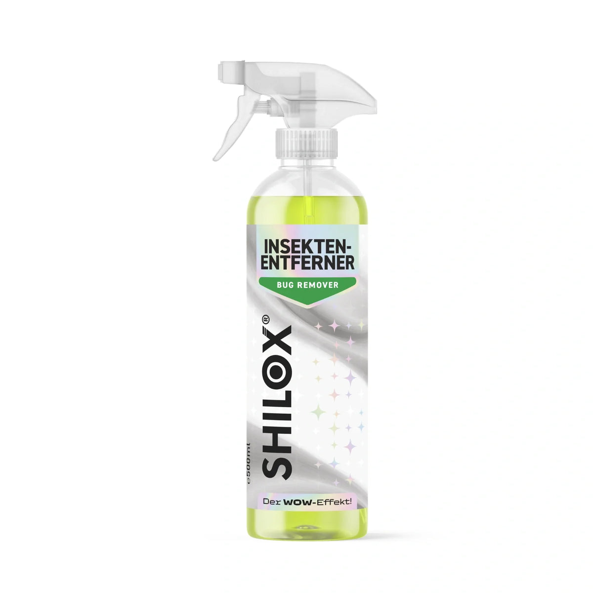 SHILOX Bogároldó 500 ml-es szórófejes flakonban, fehér háttéren.